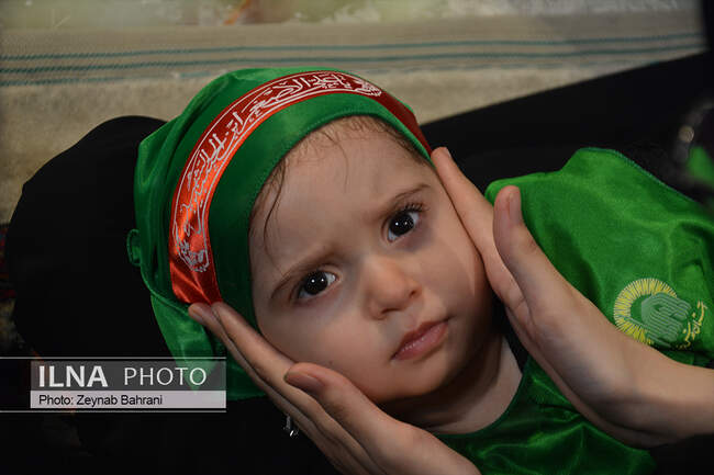 مراسم شیرخوارگان حسینی در حرم امام رضا (ع)