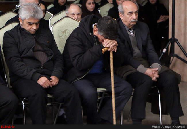 مراسم تشییع  پیکر مرحوم احمد منزوی