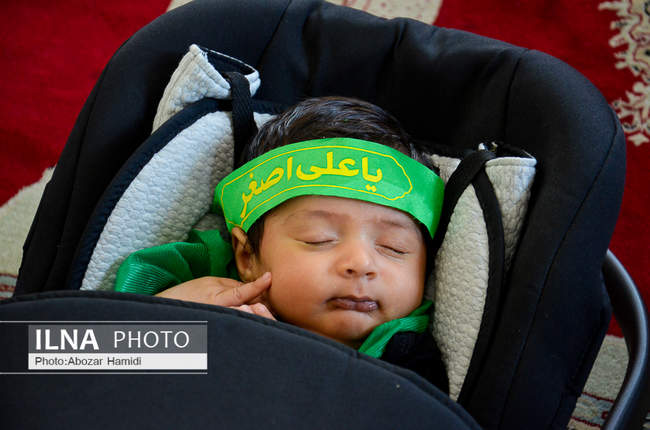  همایش شیرخوارگان حسینی در رشت