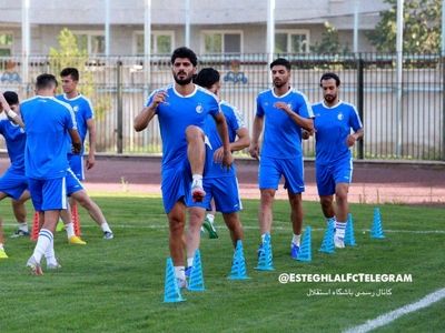 غفوری زیر نظر استراماچونی تمرین کرد/ غیبت باقری و قائدی