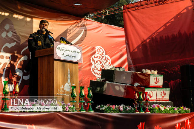 تشییع ۱۰۰ شهید گمنام دفاع مقدس