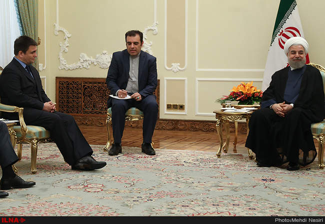 دیدار وزیر امور خارجه اوکراین با رئیس جمهور 