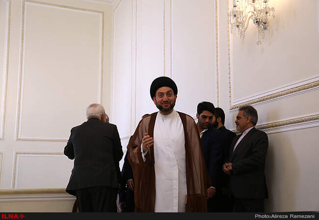 دیدار رئیس مجلس اعلای اسلامی عراق با وزیر امورخارجه