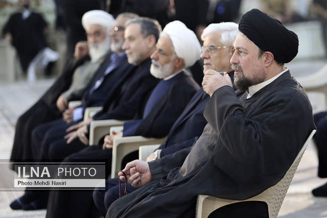 تجدید میثاق رئیس جمهور و هیئت دولت با آرمان‌های امام راحل