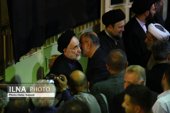 مراسم بزرگداشت والده همسر حجت‌الاسلام سید حسن خمینی در حسینیه جماران