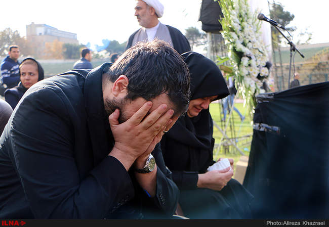 مراسم تشییع زنده یاد منصور پورحیدری