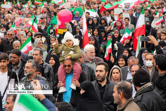 راهپیمایی ۲۲ بهمن در شیراز