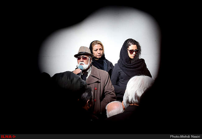 مراسم تشییع پیکر هادی مشکات