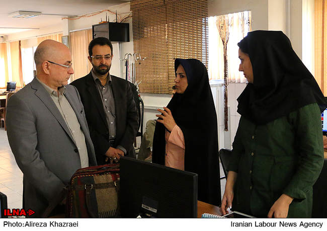 حضور علی مرادخانی معاون هنری وزیر ارشاد در خبرگزاری ایلنا