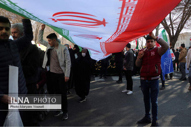 راهپیمایی بیست و دوم بهمن ۱۴۰۲ در تبریز