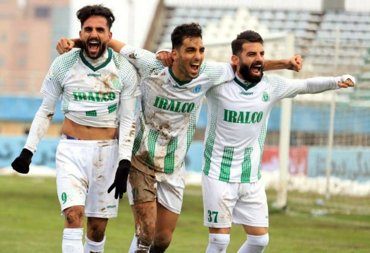 شادی گل عجیب مهاجم آلومینیوم مقابل پرسپولیس