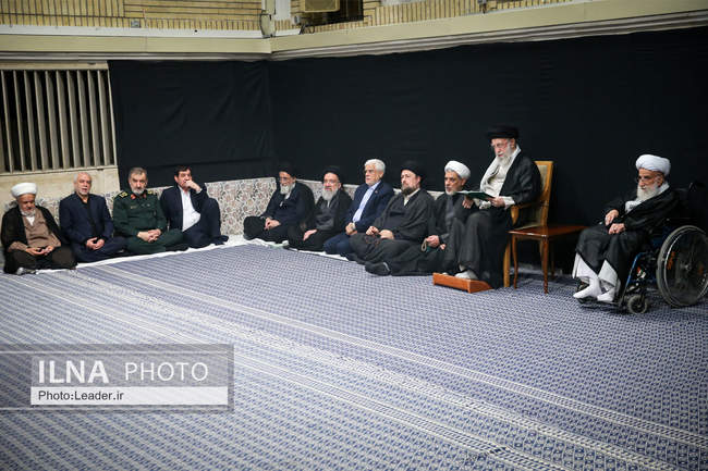 مراسم بزرگداشت شهدای جنگ تحمیلی ۱۲روزه با حضور رهبر معظم انقلاب