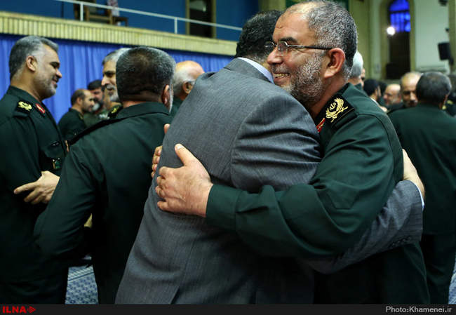 دیدار جمعی از فرماندهان و کارکنان نیروی دریایی سپاه پاسداران انقلاب 