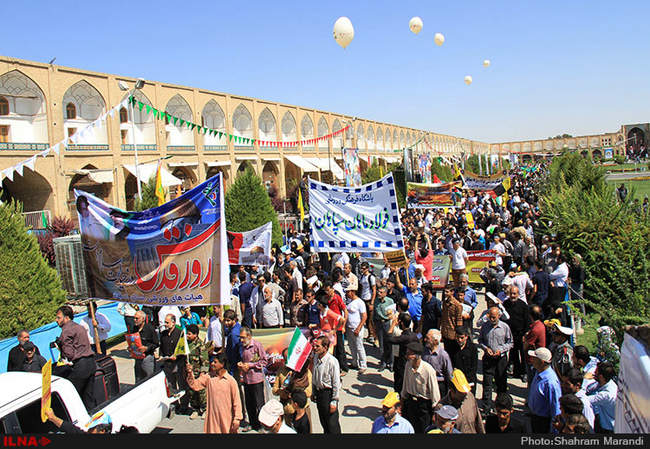 راهپیمایی روز جهانی قدس در اصفهان