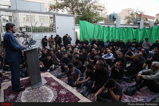 مراسم هشتمین شب عزاداری حضرت اباعبدالله الحسین(ع) در خانه کارگر 