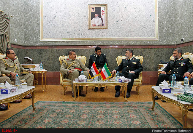 دیدار هیات مرزبانی عراق با فرمانده ناجا