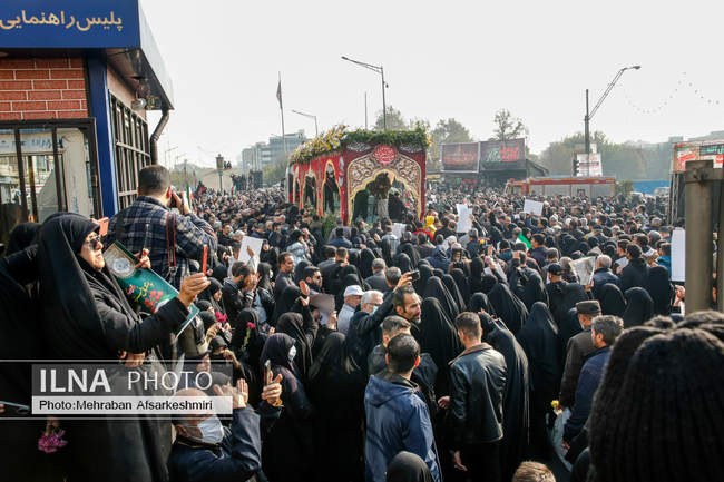 تشییع ۱۰۰ شهید گمنام دفاع مقدس