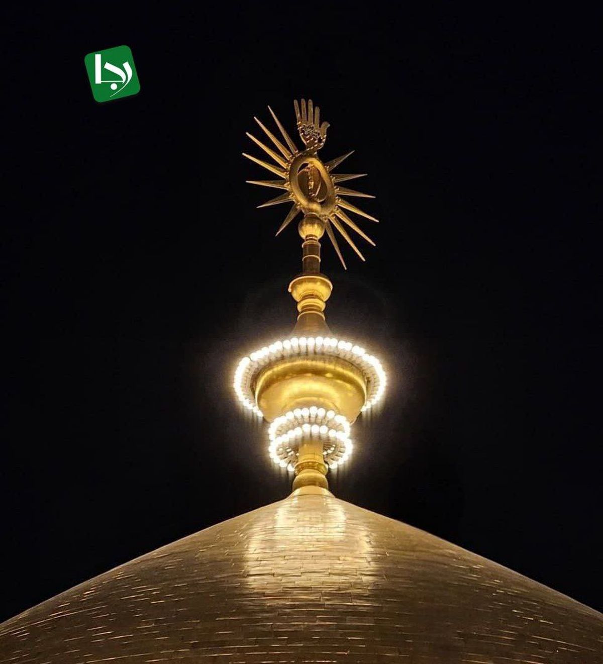 گنبد حضرت علی(ع) تنها گنبدی است که پرچم ندارد