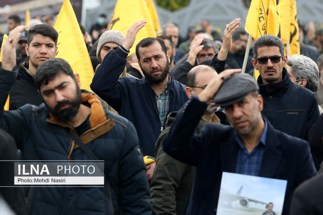 مراسم تشییع پیکر شهید سیدرضی موسوی 