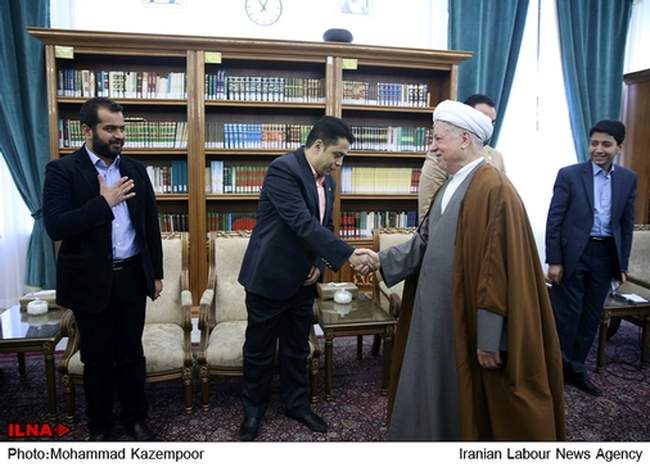 دیدار نمایندگان بیماران تالاسمی با آیت الله هاشمی