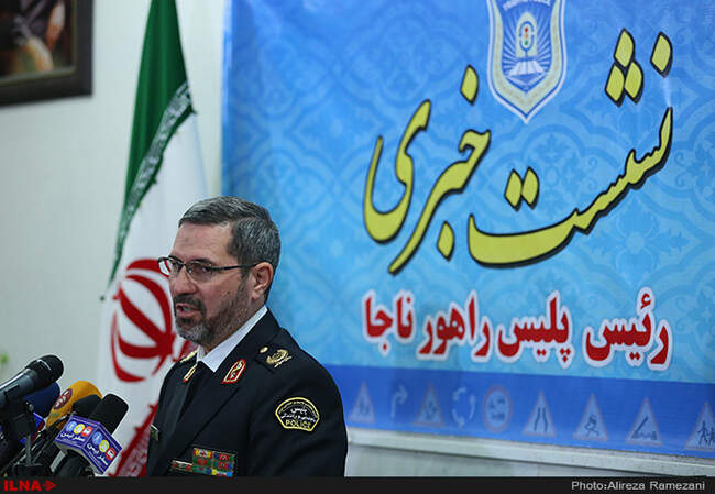 نشست خبری رئیس پلیس راهور ناجا