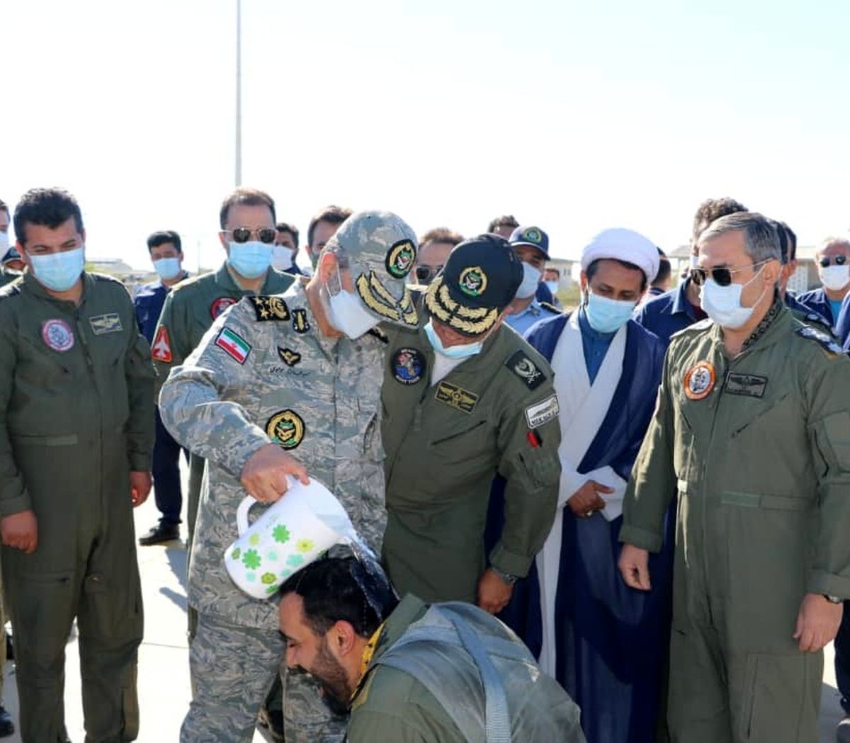 مراسم سولو خلبانان پایگاه شکاری شهیدان دلحامد چابهار برگزار شد