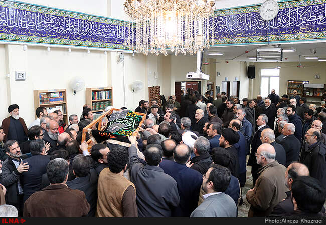 گزارش تصویری مراسم تشییع فرزند احمد توکلی