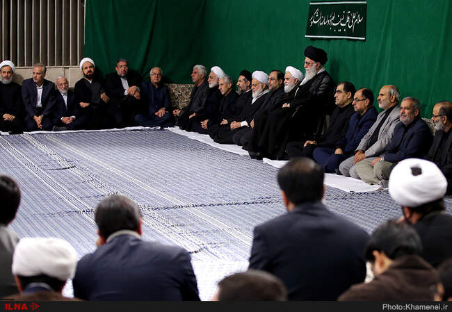 مراسم عزاداری اربعین حسینی با حضور هیات‌های دانشجویی در حسینیه امام خمینی(ره)