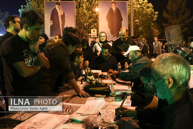 احیای شب بیست‌و‌یکم گلزار شهدا بهشت زهرا (س)