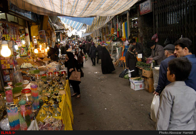 بازار شب عید ( رشت )
