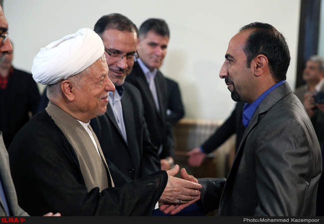 مراسم تجلیل از قهرمانان مسابقات خاورمیانه ـ ترکیه 2014  با حضور آیت الل