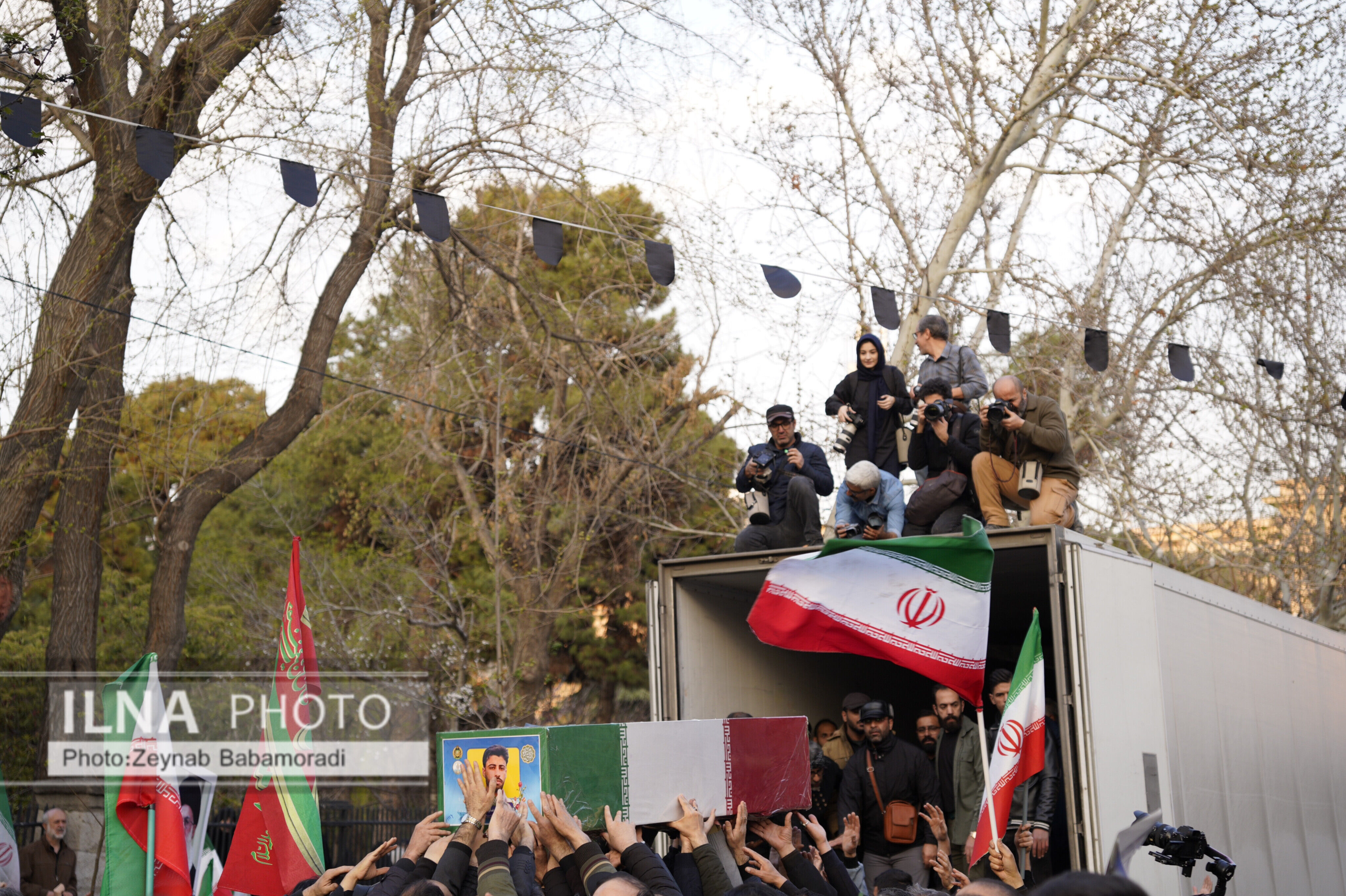  جنگ تحمیلی / تشیع شهدا ناوشکن دنا