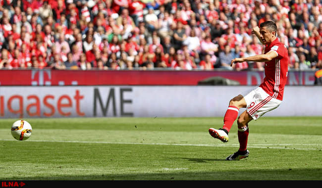 پیروزی پر گل بایرن مقابل هانوفر 