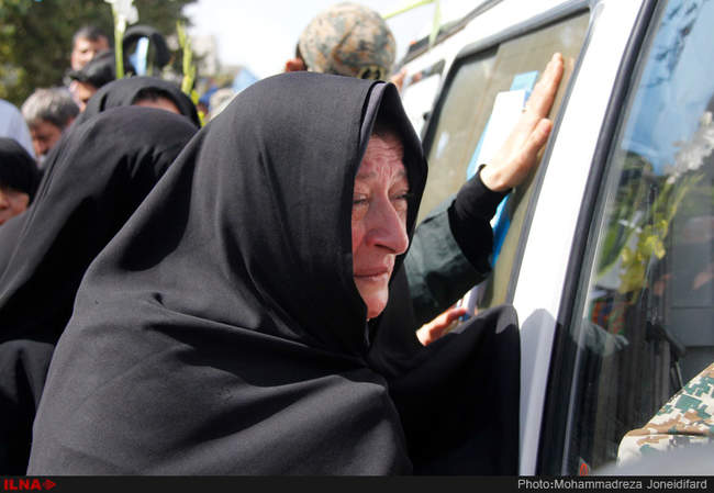 مراسم تشییع پیکر جان‌ باختگان فاجعه منا در تهران/3