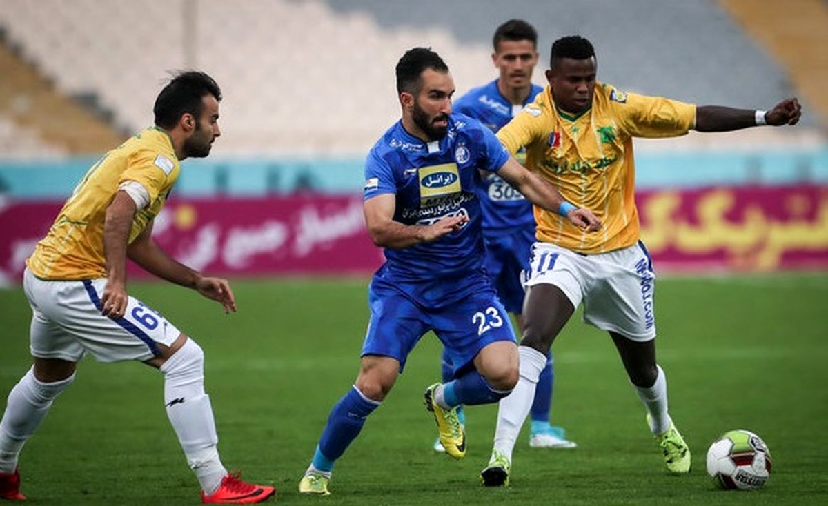 صنعت نفت آبادان 0 - 0 استقلال تهران / آبی‌ها در جنگ سهمیه ماندند