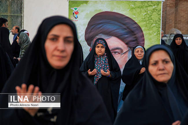 اقامه نماز باران در قزوین از دریچه دوربین ایلنا