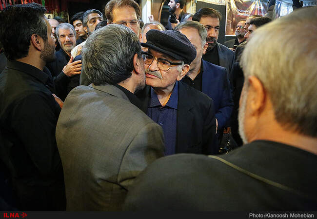 مراسم ترحیم برادر محمود احمدی نژاد