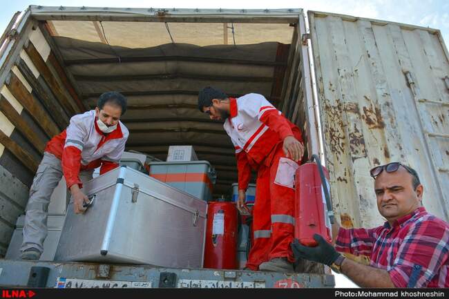  مانور تیم های درمان اضطراری (BHCU) جمعیت هلال احمر استان خراسان رضوی در مشهد مقدس