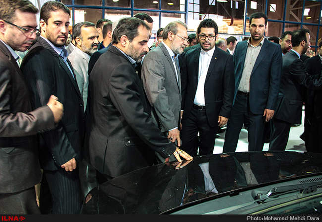 پانزدهمین نمایشگاه بین المللی خودرو با حضور علی لاریجانی 