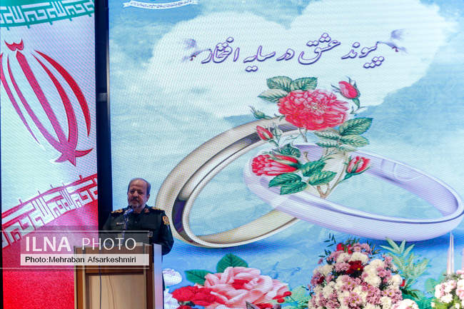 مراسم ازدواج ۹۰۰ زوج از فرزندان بازنشستگان نیروهای مسلح
