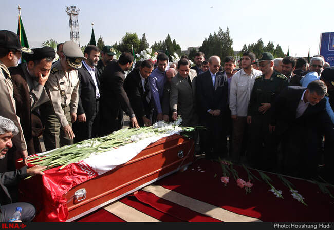 مراسم استقبال از جانباختگان فاجعه منا 