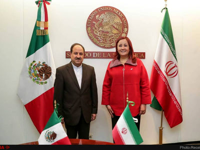 سفیر ایران با رئیس کمیسیون آسیا و اقیانوسیه سنای مکزیک دیدار کرد