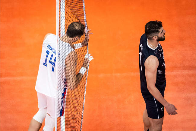 گزارش تصویری بازی والیبال ایران و صربستان