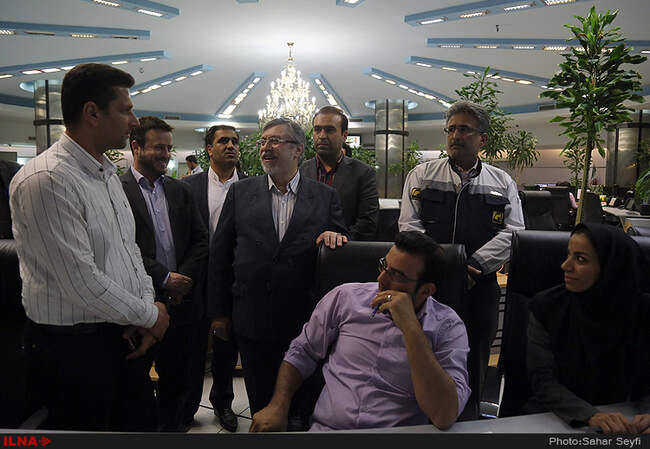بازدید سرخو از شرکت بهره برداری مترو تهران