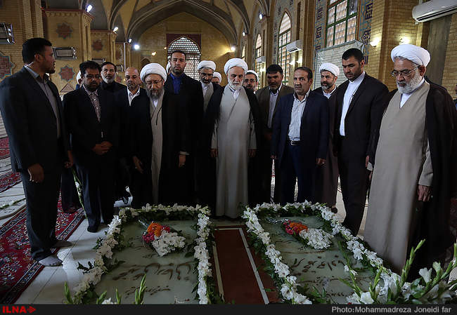 تجدید میثاق رییس قوه قضاییه با بنیانگذار انقلاب اسلامی