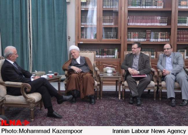 دیدار پروفسور سمیعی با آیت الله هاشمی