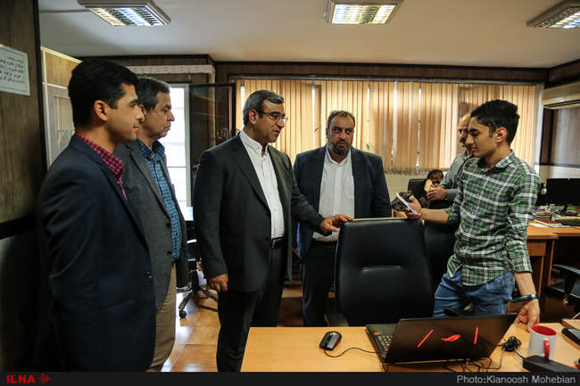 حضور غلامحسین مظفری مدیرعامل منطقه آزاد کیش در ایلنا