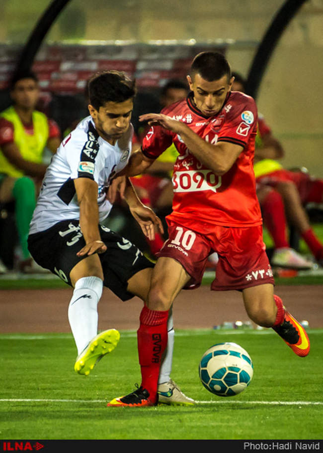 جام خلیج فارس - لیگ برتر فوتبال: پرسپولیس تهران - صبای قم 