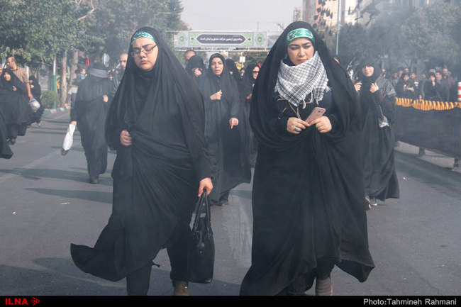 راهپیمایی جاماندگان اربعین در تهران