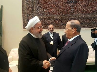 میشل عون: ملت لبنان همواره قدردان محبت ملت و دولت ایران است/ روحانی: از هیچ‌گونه همیاری با بیروت دریغ نمی‌کنیم